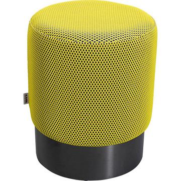 Tabouret Jody Mesh jaune rond 35