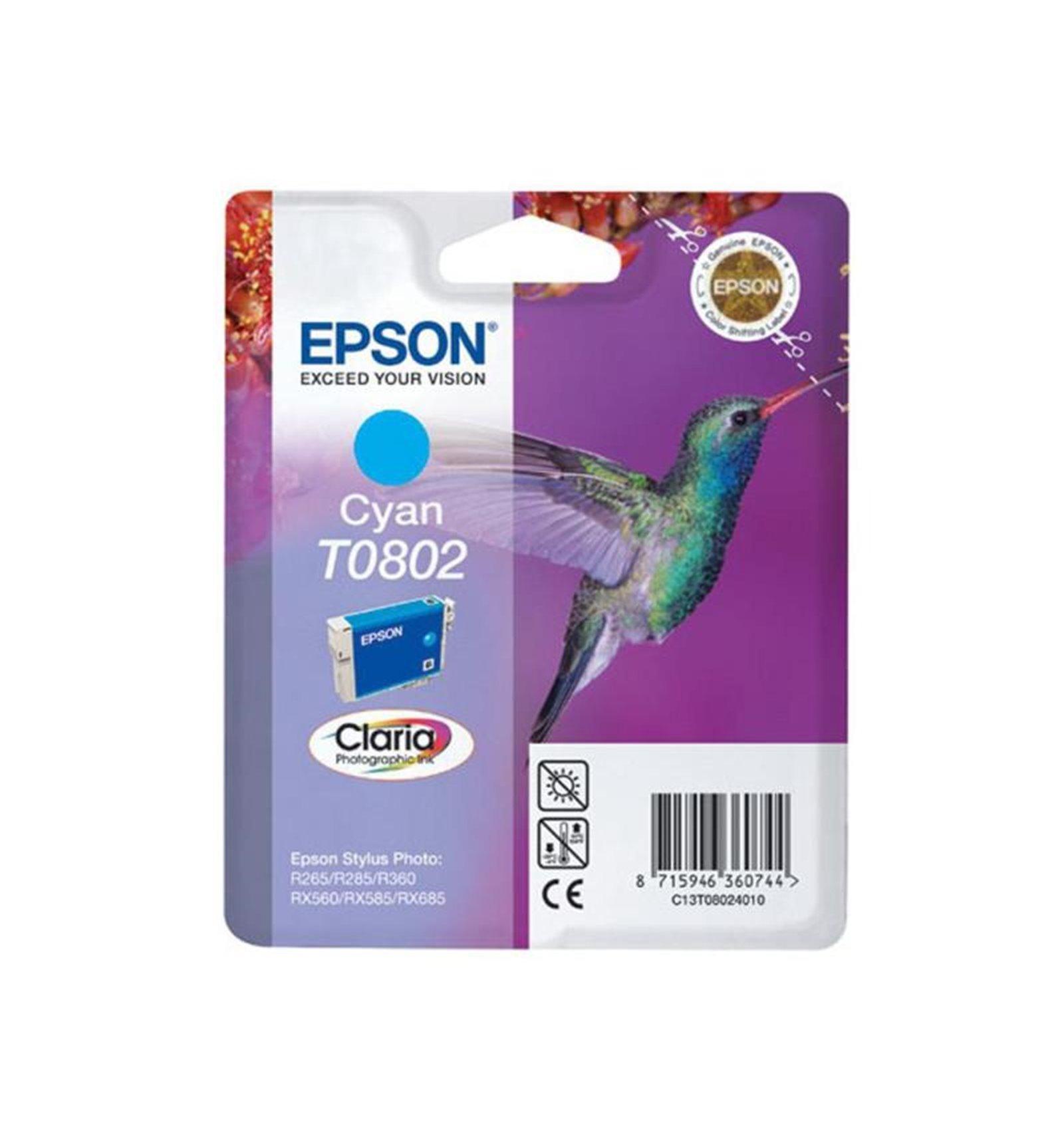 EPSON  T0802 Claria Photographic (C, Tinte) 