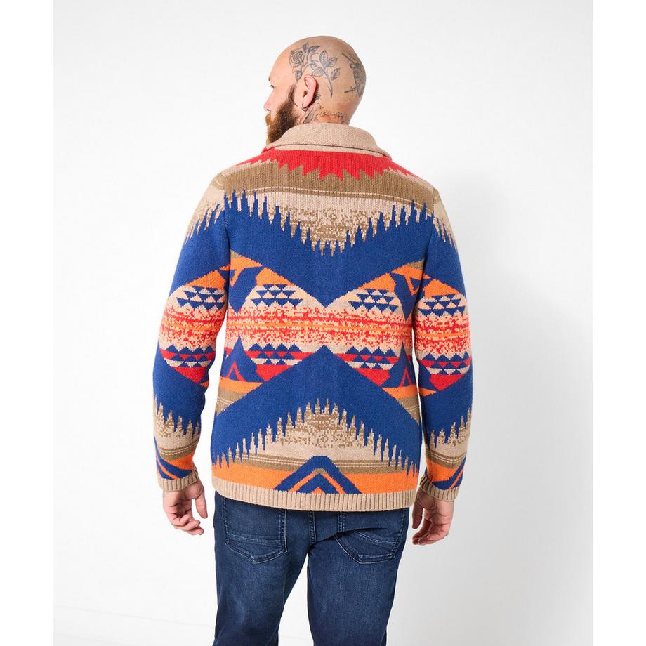 Joe Browns Cardigan Col Châle Motif Aztèque  