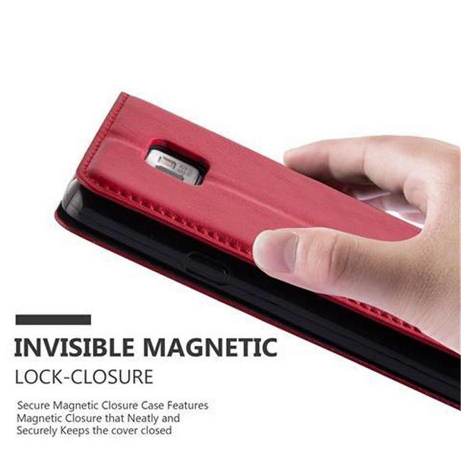 Cadorabo  Housse compatible avec Samsung Galaxy S2 / S2 PLUS - Coque de protection avec fermeture magnétique, fonction de support et compartiment pour carte 