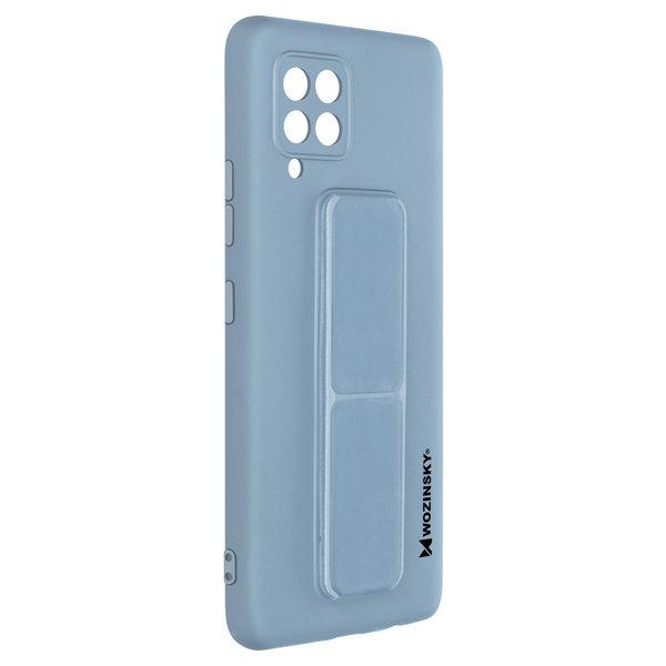 Avizar  Cover + Supporto Samsung A42 Azzurra 