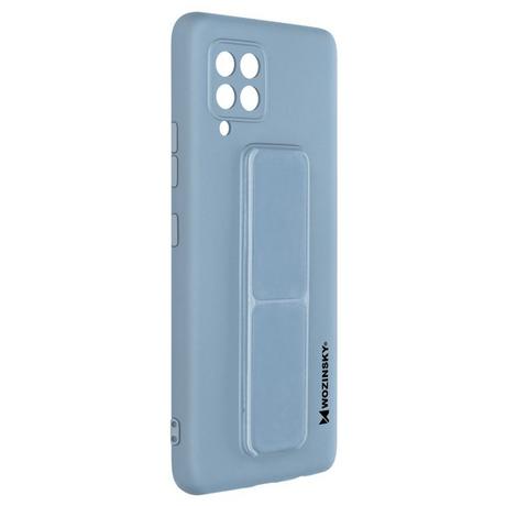 Avizar  Cover + Supporto Samsung A42 Azzurra 