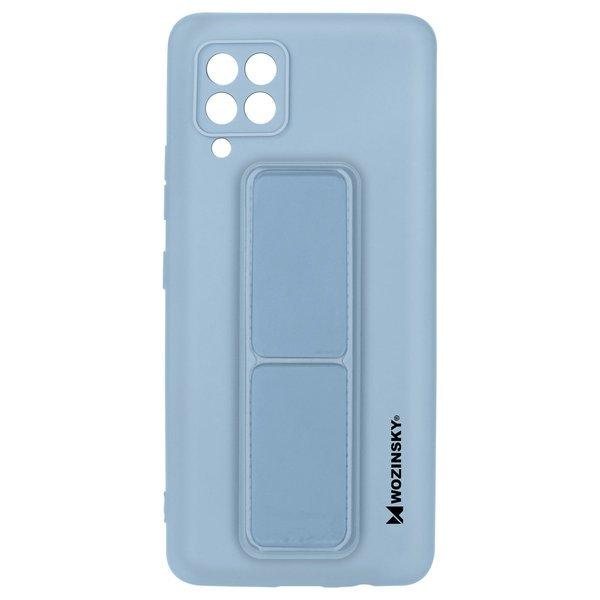 Avizar  Cover + Supporto Samsung A42 Azzurra 