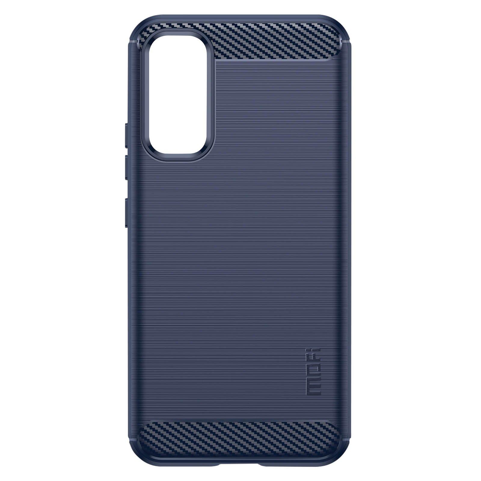 Avizar  Cover Samsung A34 5G carbonio blu 