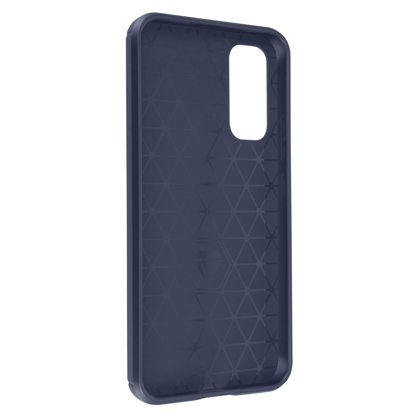 Avizar  Cover Samsung A34 5G carbonio blu 