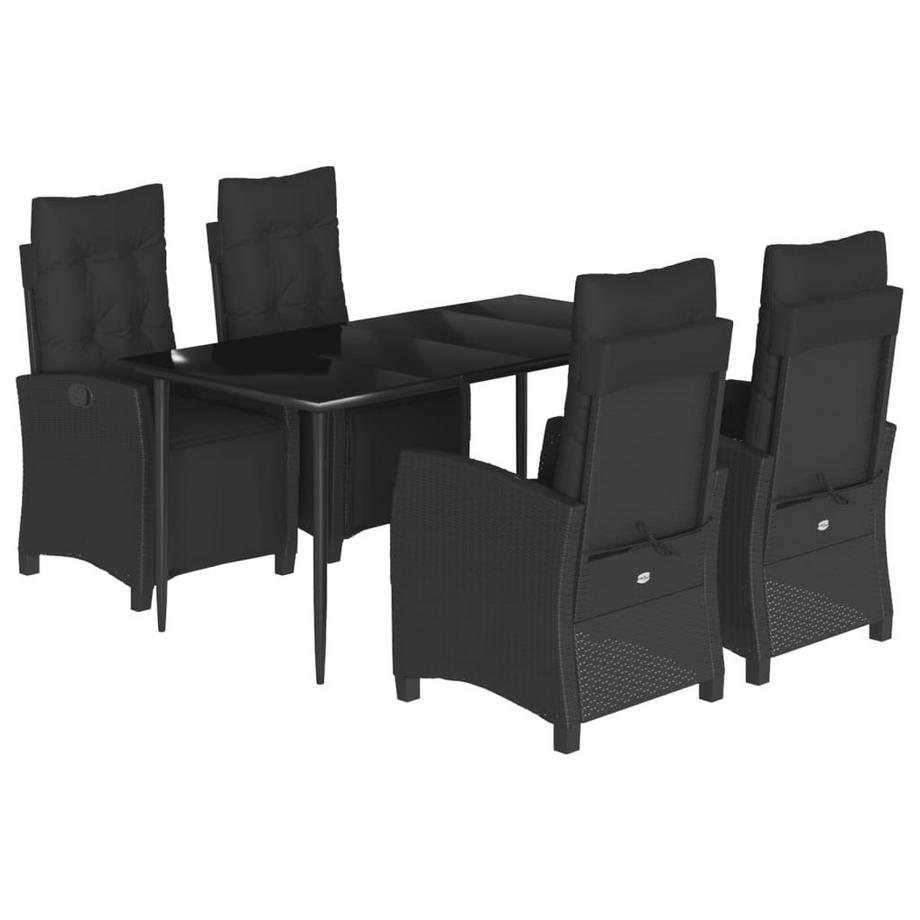 set da pranzo da giardino Polirattan