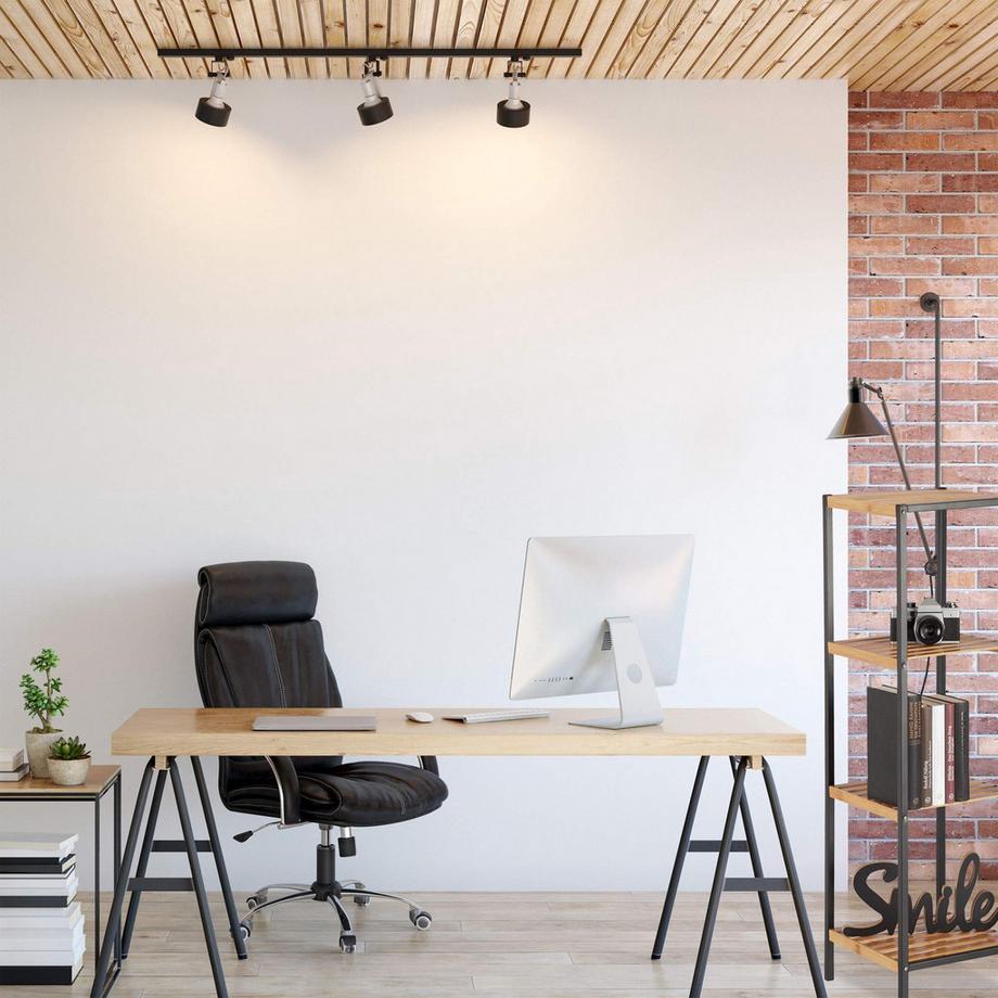 Northix Regal aus Bambus und Stahl  