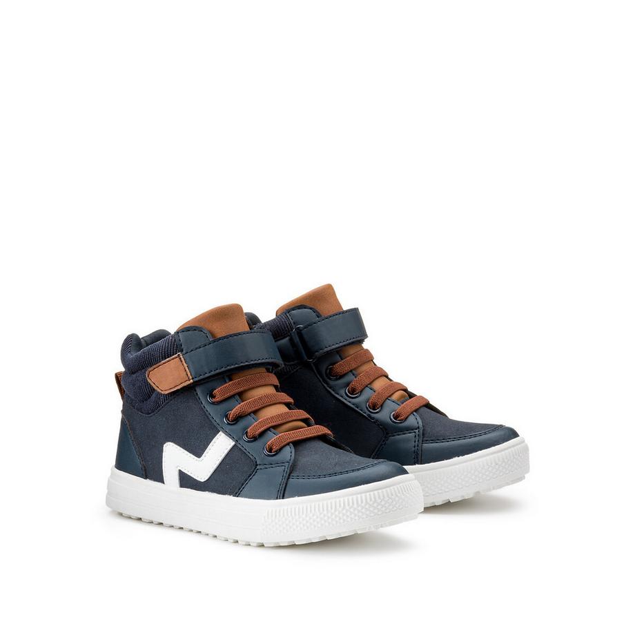 Hohe Sneakers mit Reissverschluss