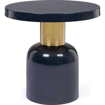 Table d'appoint Nalima noire ronde 41