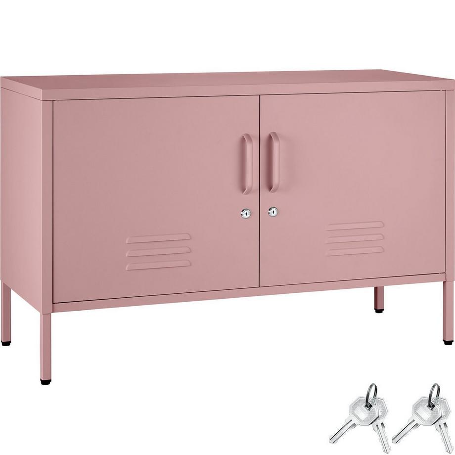 Sideboard Baker 2 Türen mit Magnetverschluss, einzeln abschließbar verstellbarer Zwischenboden