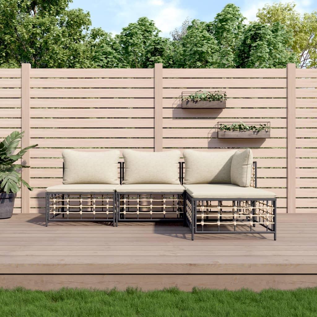 VidaXL Garten lounge set poly-rattan  