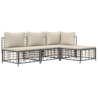 VidaXL Garten lounge set poly-rattan  