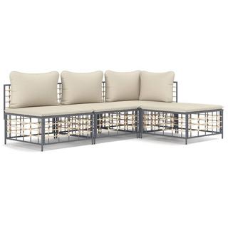 VidaXL Garten lounge set poly-rattan  