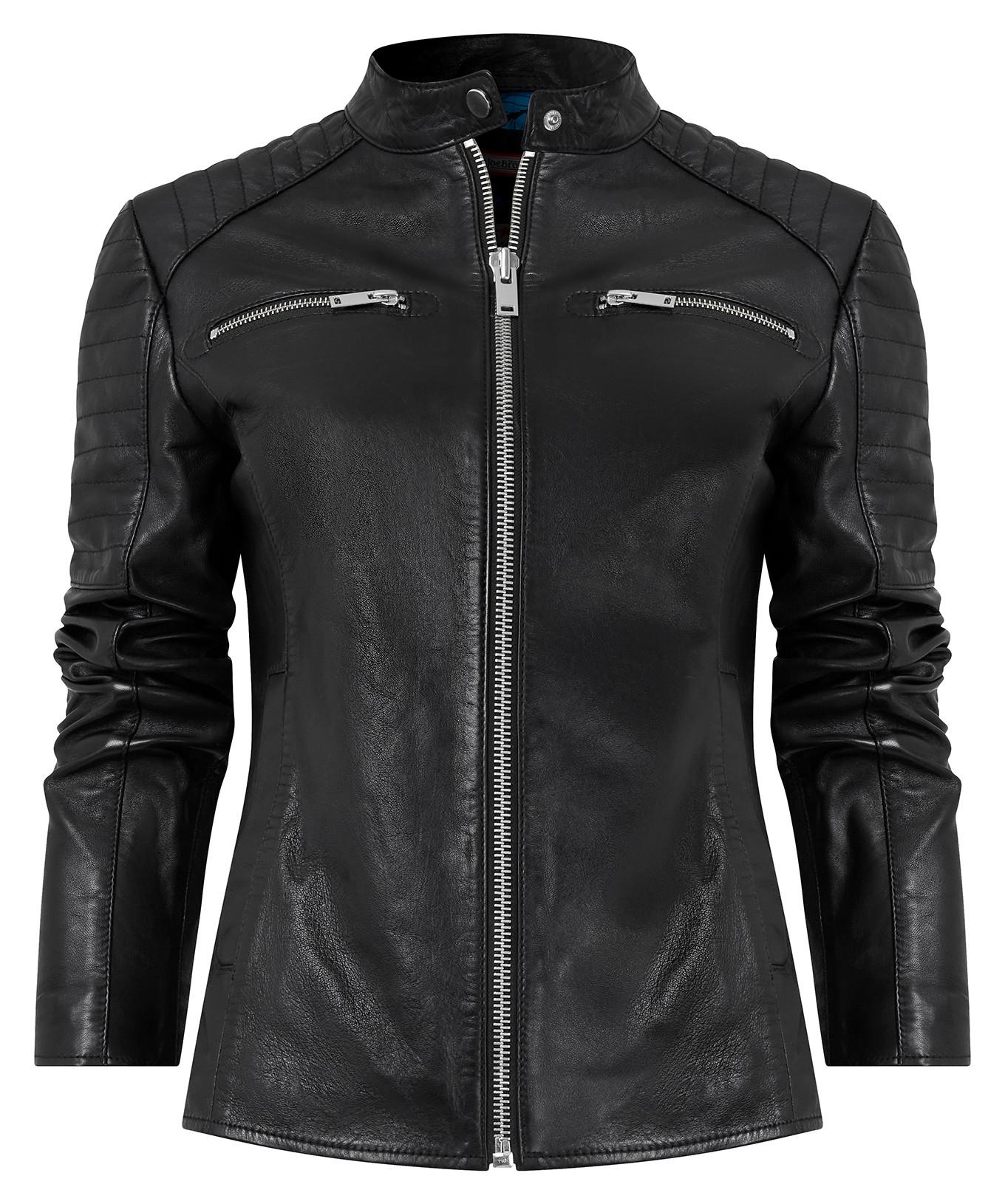 Joe Browns  Gesteppte Bikerjacke aus Leder 