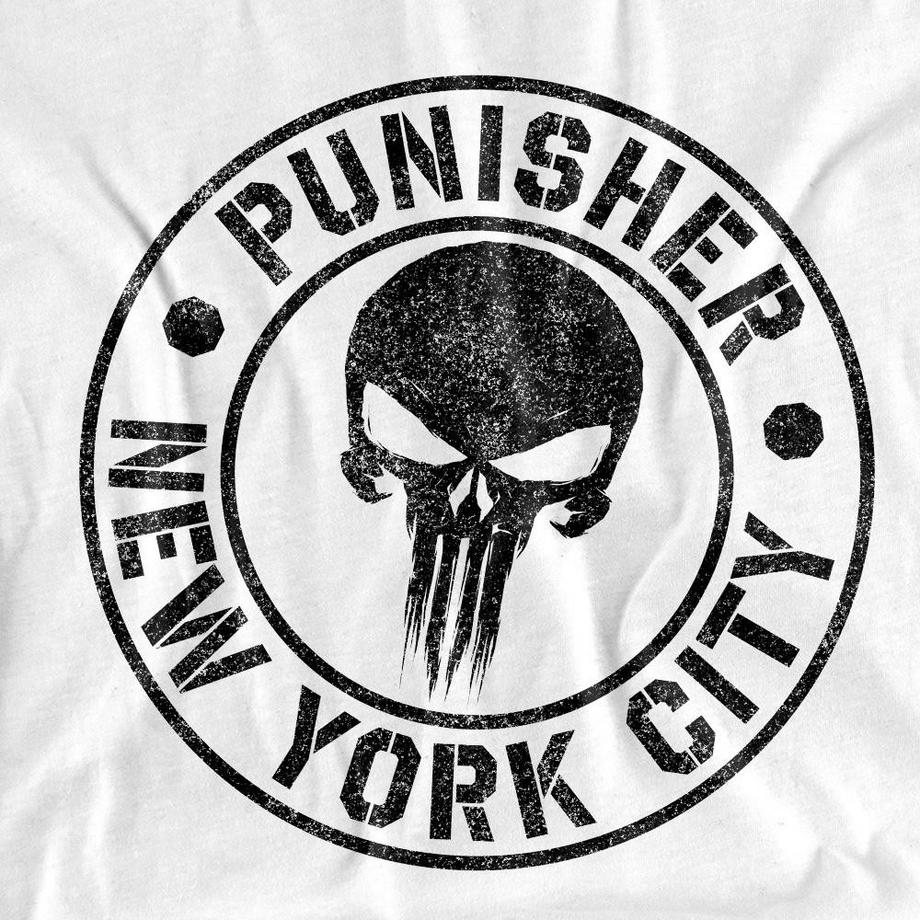 The Punisher Punisher New York City T-Shirt Maniche Lunghe  