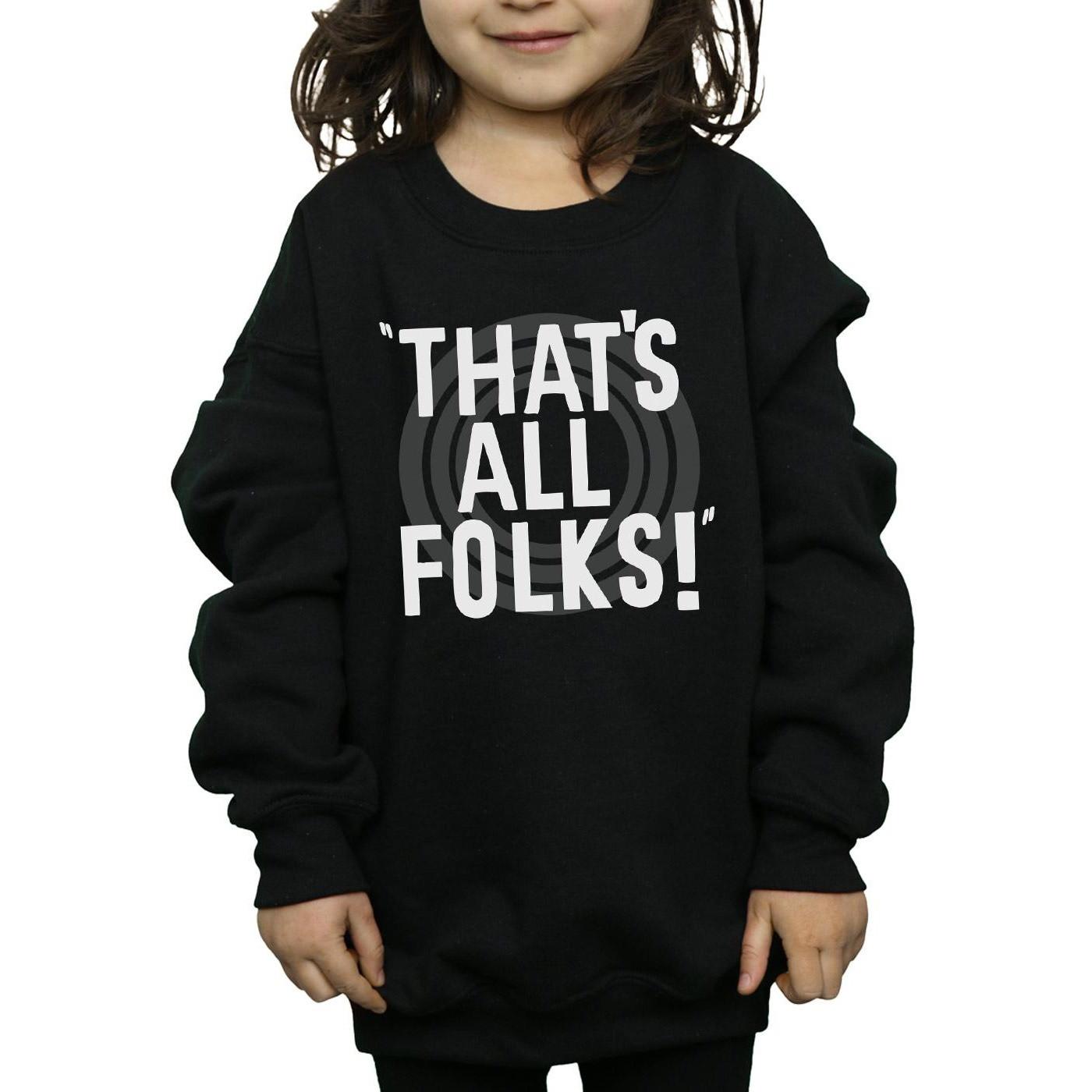 LOONEY TUNES  That´s All Folks Text Sweatshirt 