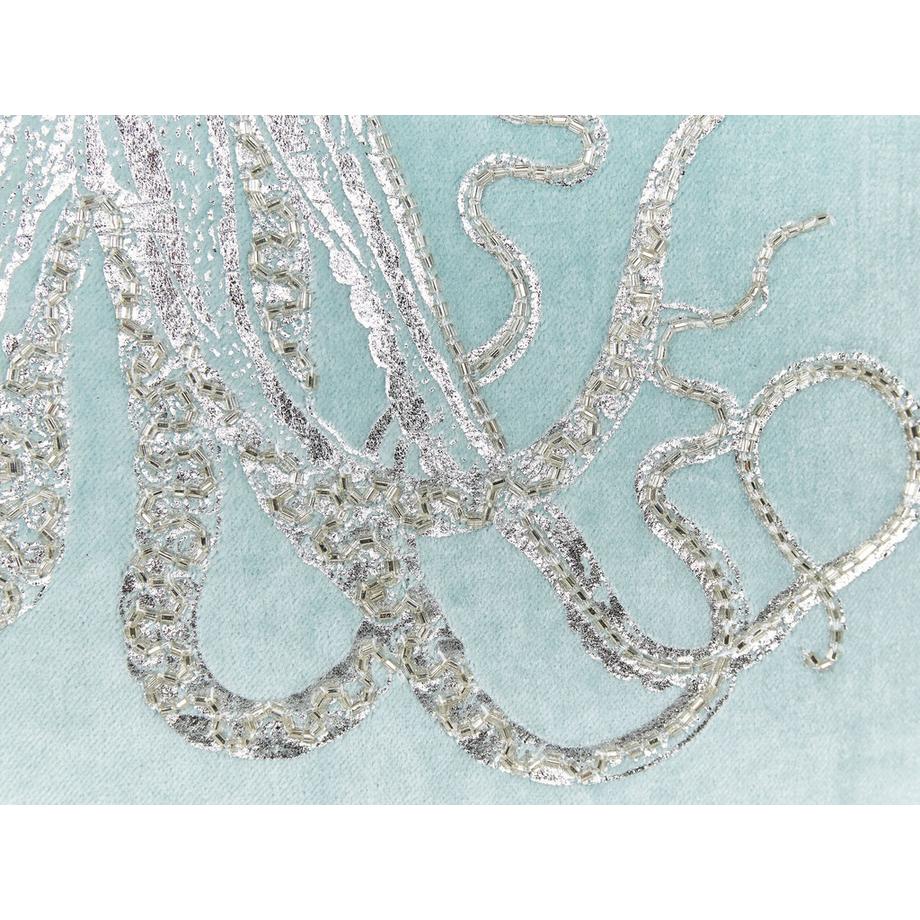 Beliani Coussin en Velours Moderne LAMINARIA  