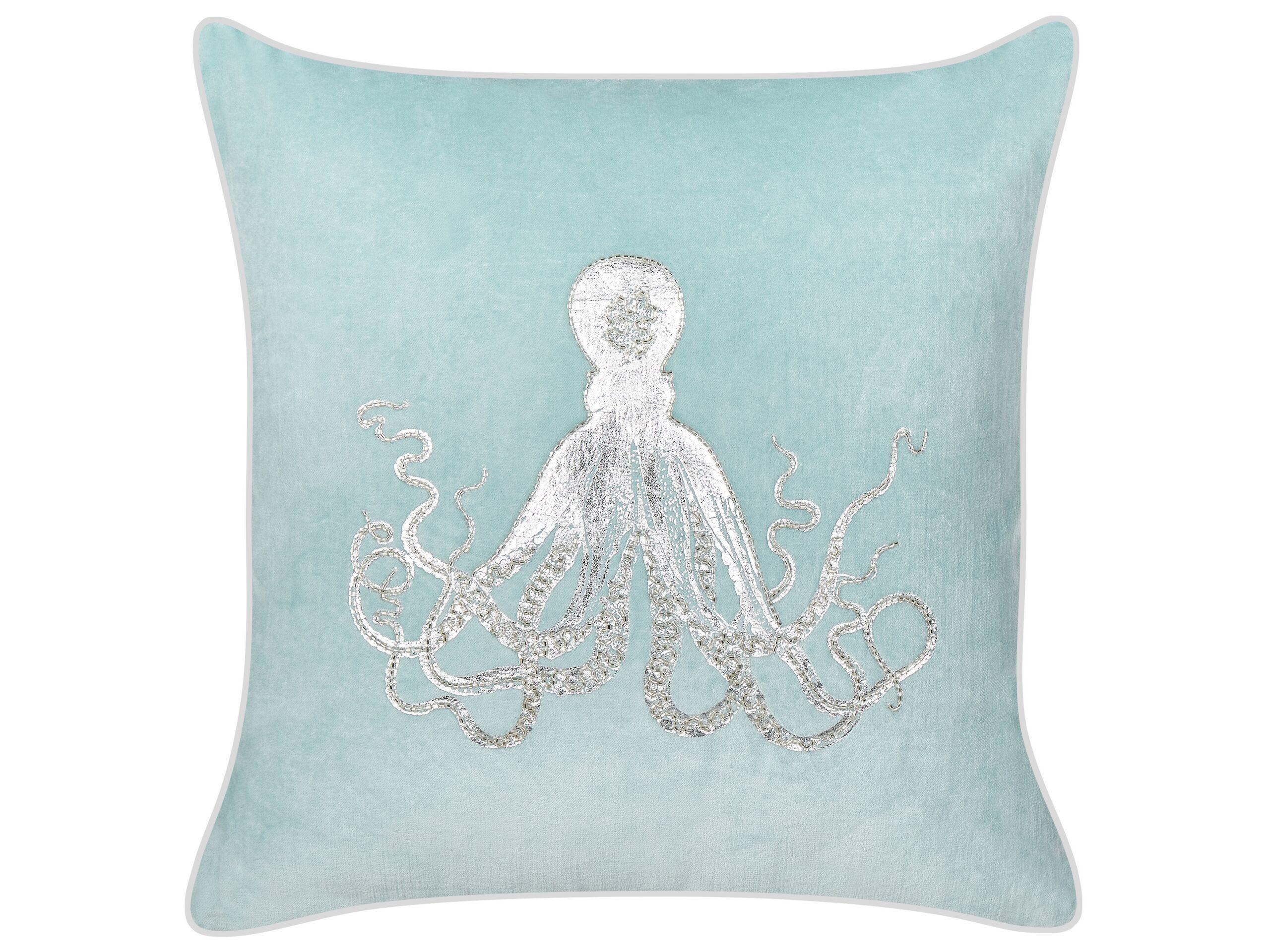 Beliani Coussin en Velours Moderne LAMINARIA  