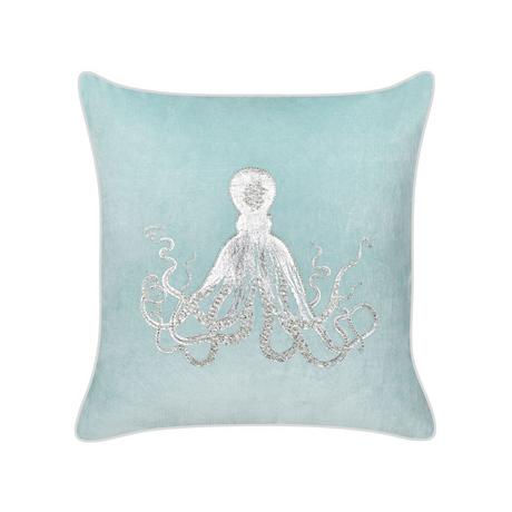 Beliani Coussin en Velours Moderne LAMINARIA  