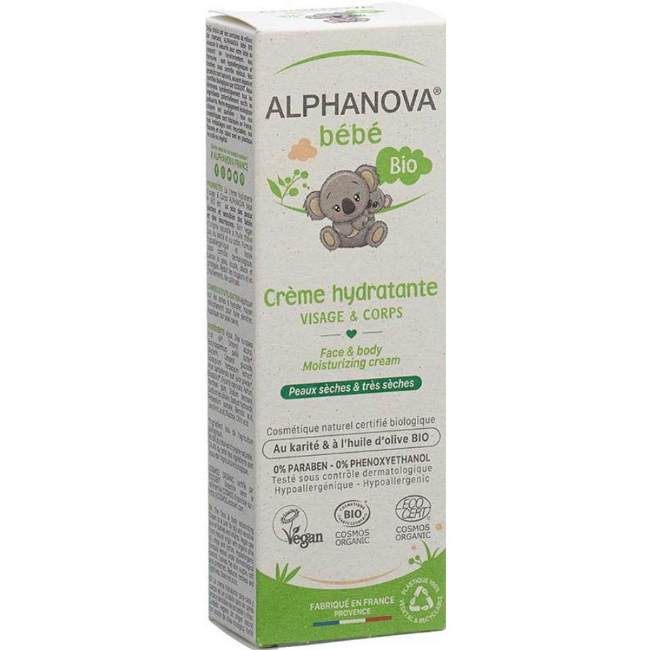 Alphanova  ALPHANOVA bébé Feuchtigkeitscreme Gesicht & Körper (75ml) 