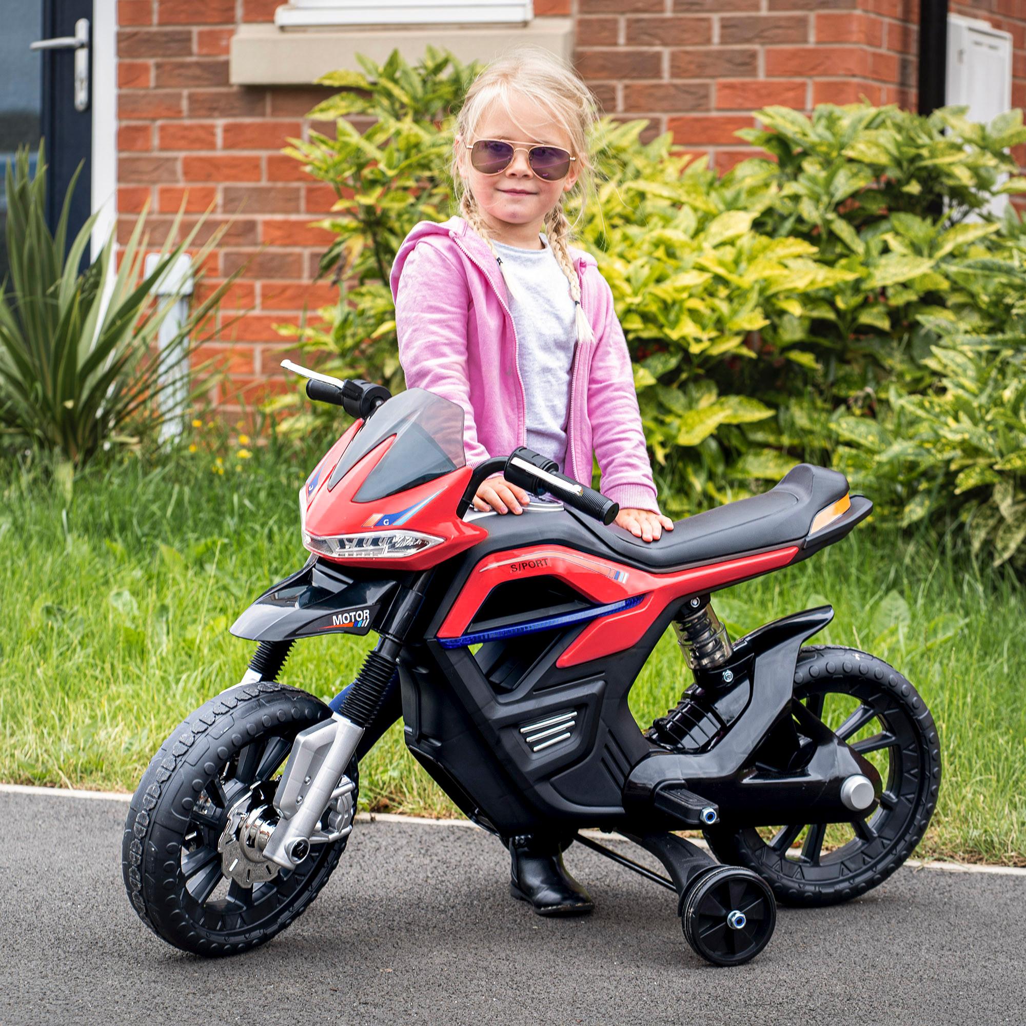 HOMCOM  Moto électrique pour enfants 