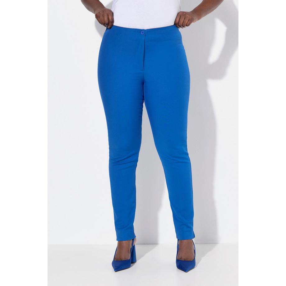 Ulla Popken Sienna Pantalon Bengaline Jambe Slim Extensible Taille Élastique  