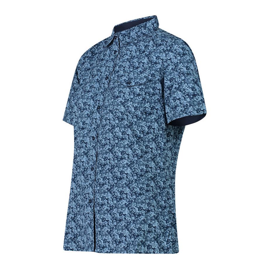 CMP Damen Kurzarmhemd mit Blumenmuster  