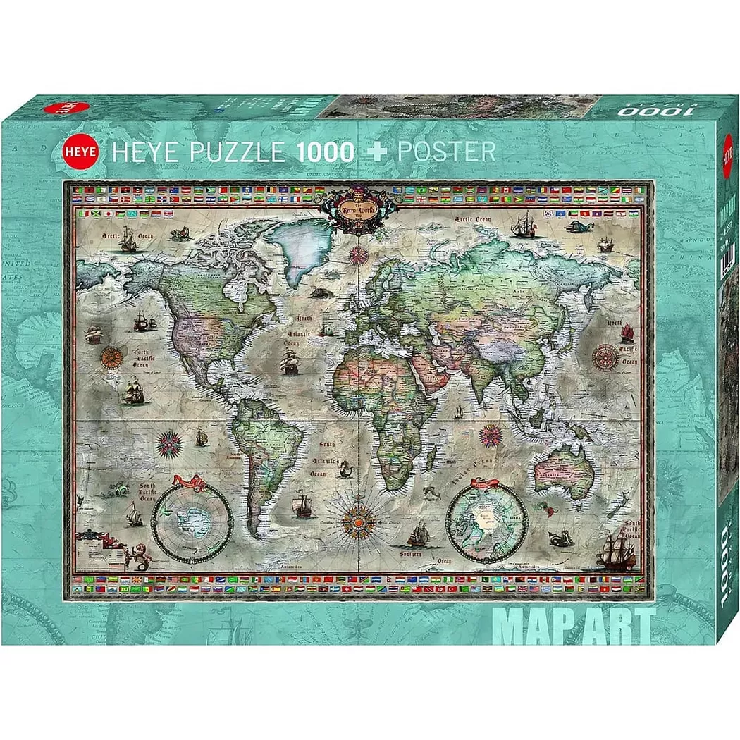 Heye - Puzzle Retro World (1000Teile)