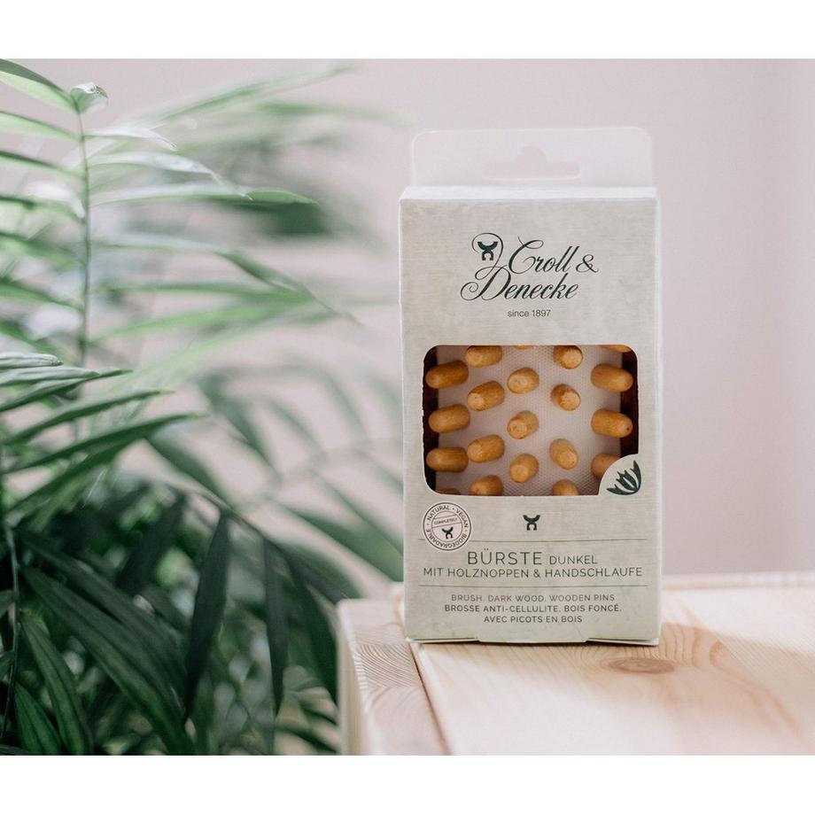 diaqua Cellulite-Handbürste mit Holznoppen  