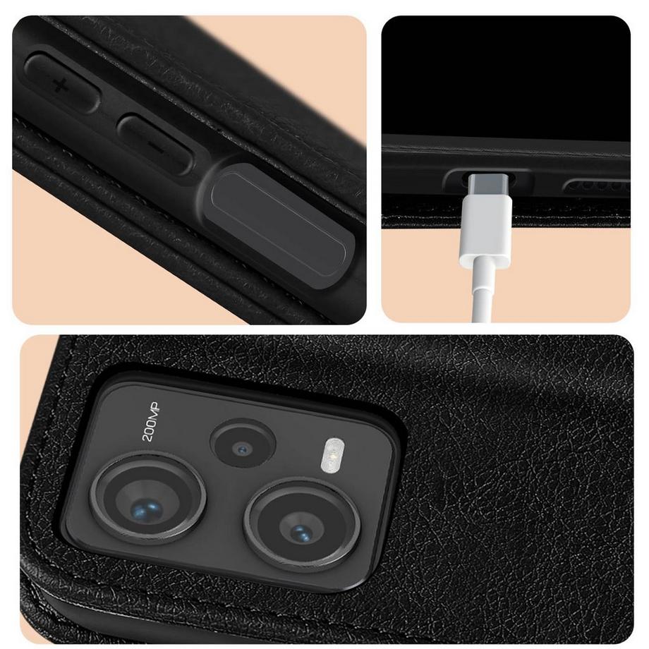 Avizar  Custodia Redmi Note 12 Pro Plus 5G nera 