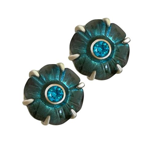 Steinkult  Boucles d'oreilles Labradorite "Noelia" 