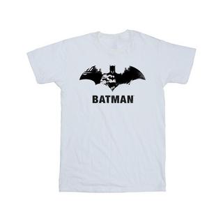 DC COMICS  Tshirt BATMAN BLACK STARE LOGO 