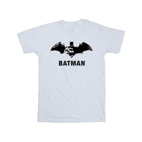 DC COMICS  Tshirt BATMAN BLACK STARE LOGO 