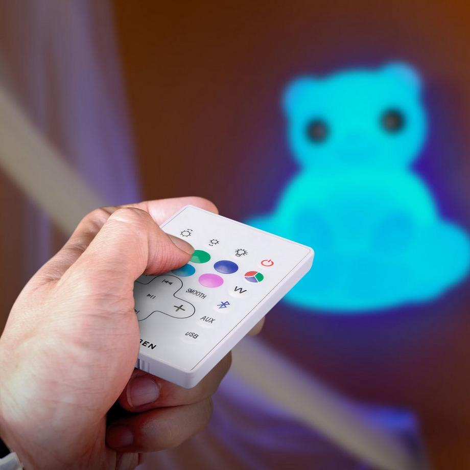 BigBen Connected Lumin'US Rabbit Enceinte Ourson Lumineuse 15W, Bigben 