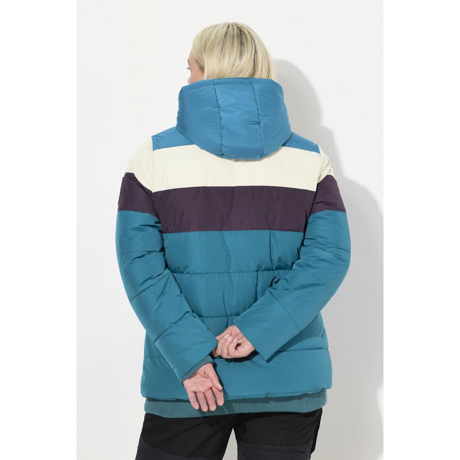 Ulla Popken Funktionsjacke wasserdicht 2-Wege-Zipper Kapuze  