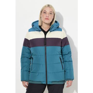 Veste technique avec capuche, imperméable, fermeture à glissière à double sens