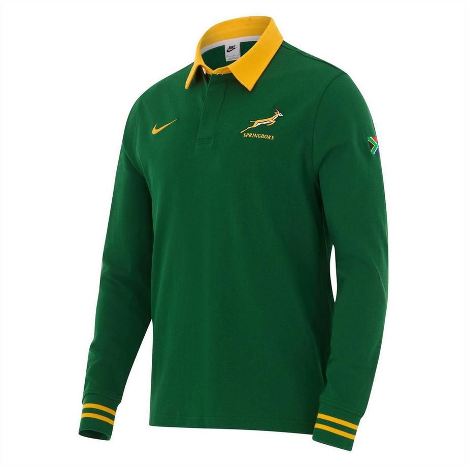 NIKE Springboks Classic 2026 Langärmeliges Poloshirt  