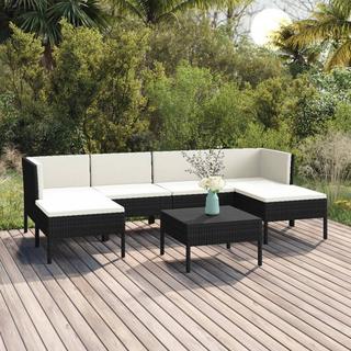 VidaXL Garten-sofagarnitur poly-rattan  