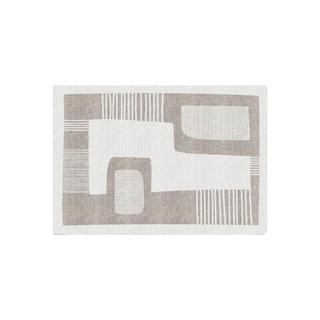 Vente-unique  Tappeto astratto 160 x 230 cm Grigio e Beige di design - VENUSA 