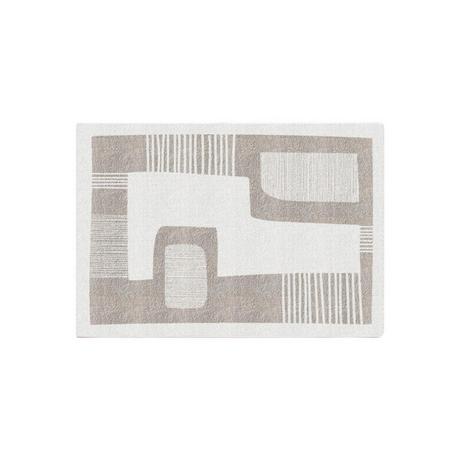 Vente-unique  Tappeto astratto 160 x 230 cm Grigio e Beige di design - VENUSA 