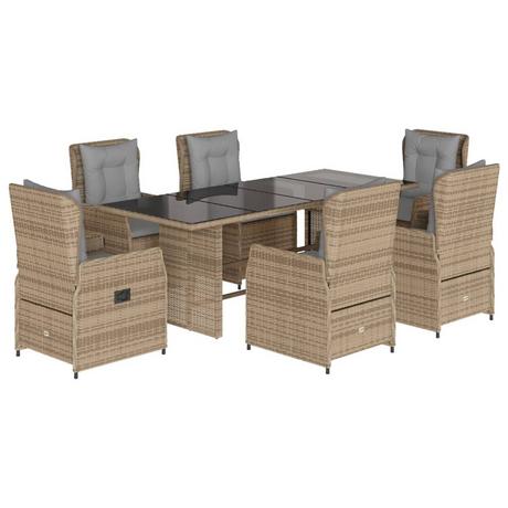 VidaXL Garten essgruppe poly-rattan  