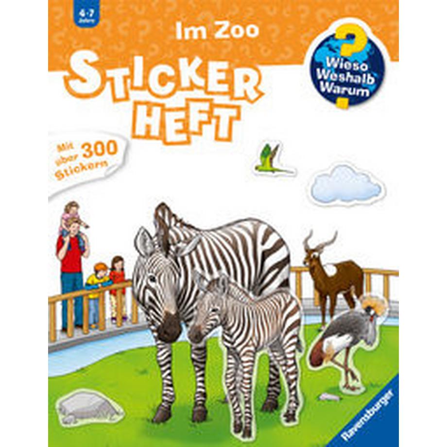 Ravensburger  Wieso? Weshalb? Warum? Stickerheft: Im Zoo 