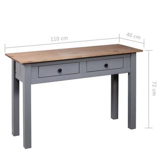 VidaXL Table console bois de pin  