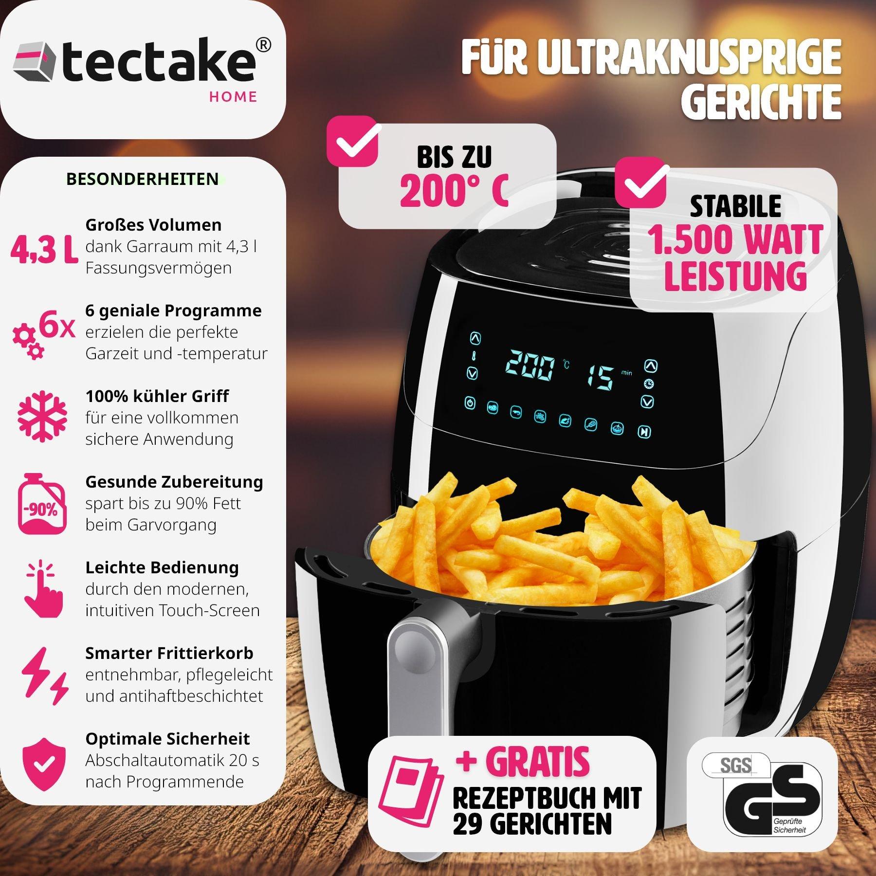 Tectake Fritteuse à air chaud Yaiza  