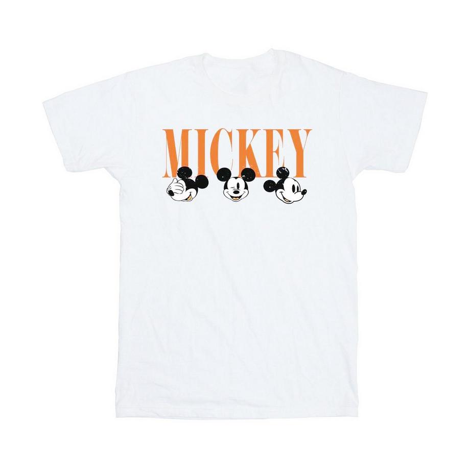 Disney Mickey Mouse Volti Stampa T-Shirt  