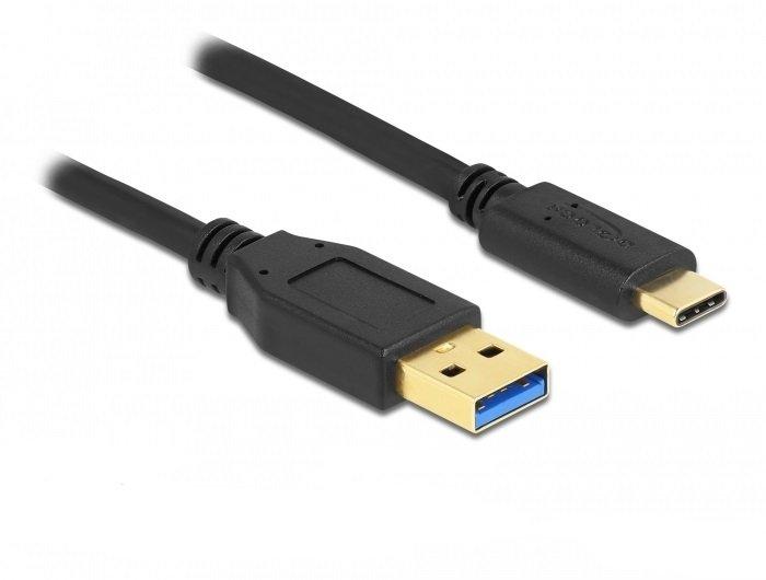 DeLock  84006 USB Kabel 3 m USB 3.2 Gen 1 (3.1 Gen 1) USB A USB C Schwarz 