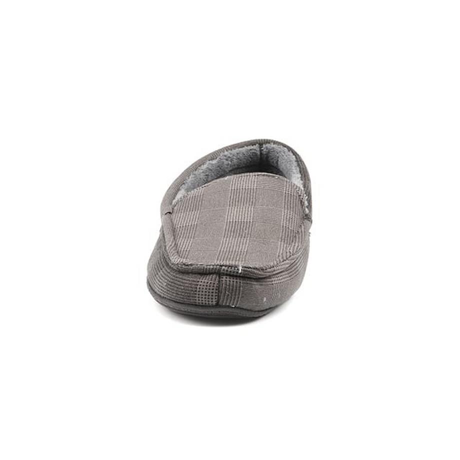 isotoner Mocassins Pantoufles Motif Carreaux  