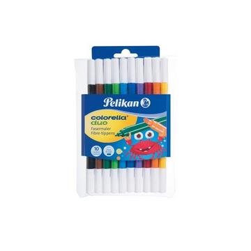 Fasermaler Colorella duo C407 10 Stifte mit 2 verschiedenen Strichbreiten