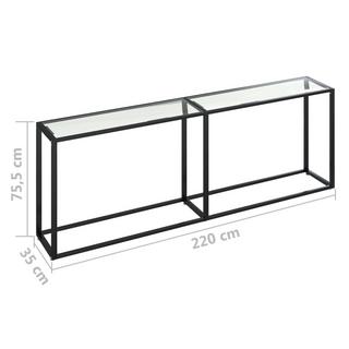 VidaXL Table console verre  