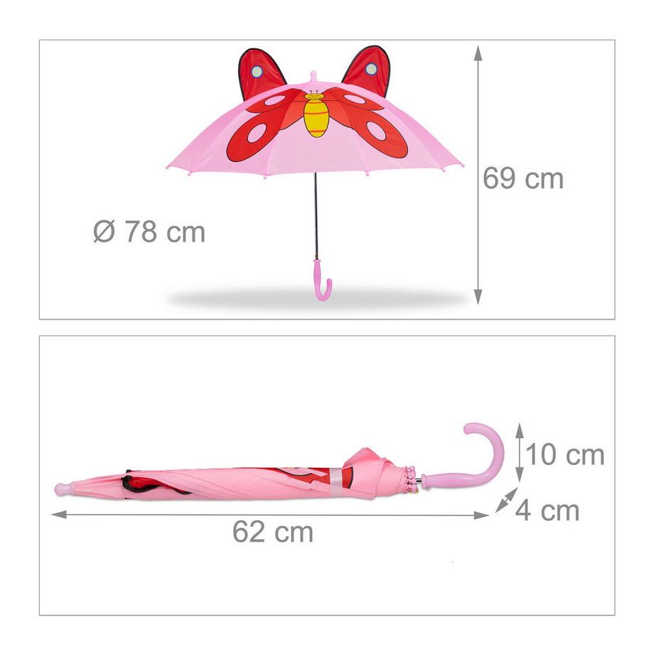 B2X  Kinderschirm "Schmetterling" 